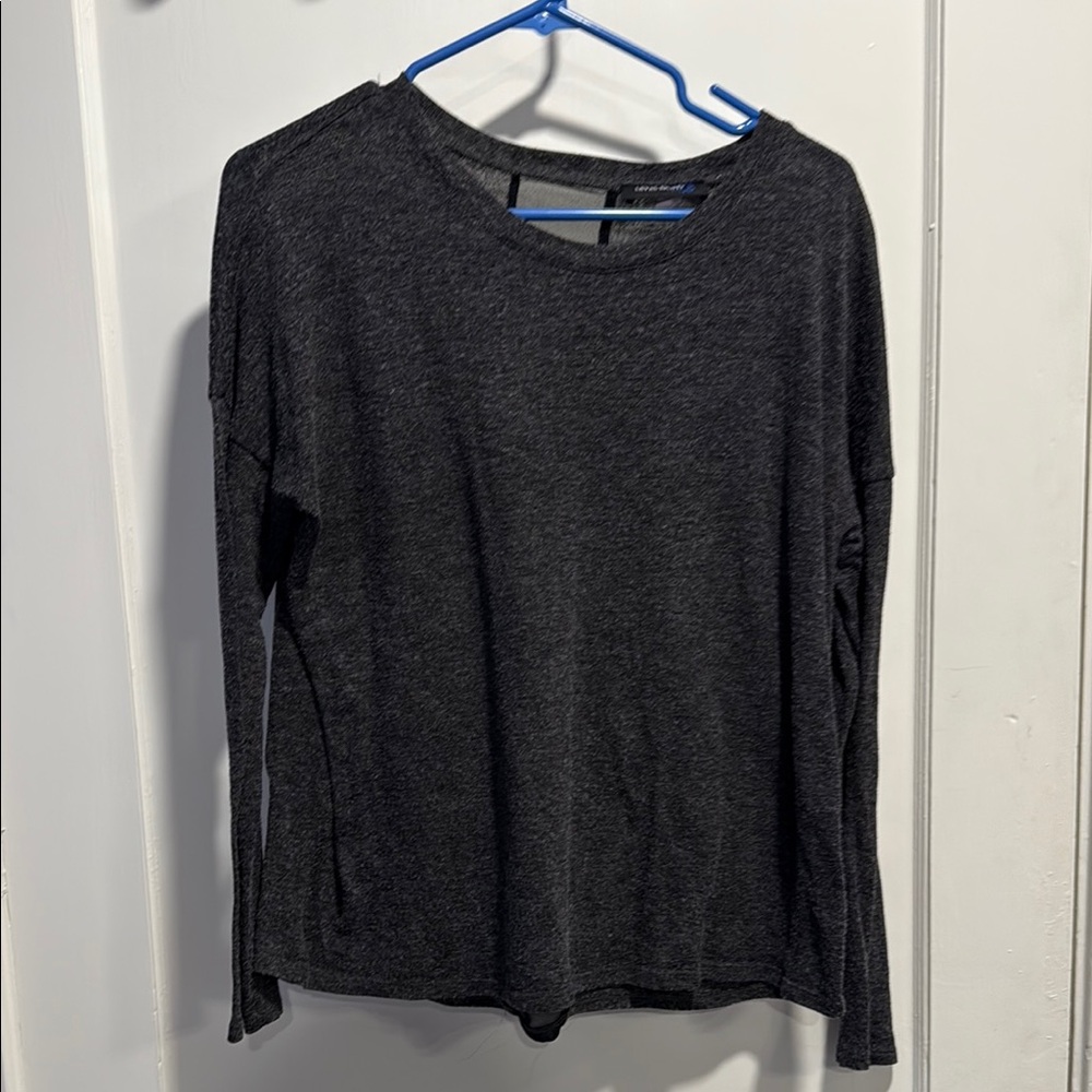 Charcoal Long Sleeve Top